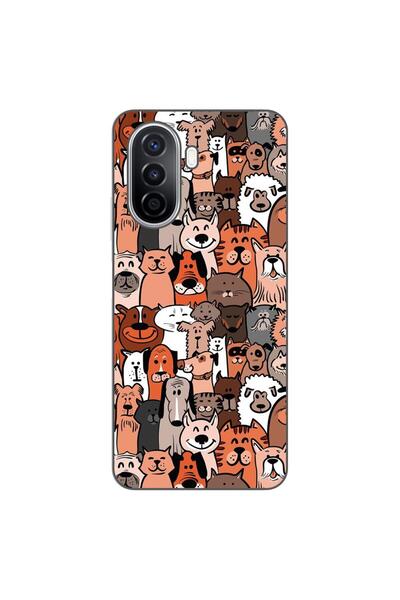OEM Husa compatibila cu Huawei Nova Y70 Silicon Gel Tpu Model Caini si Pisici...