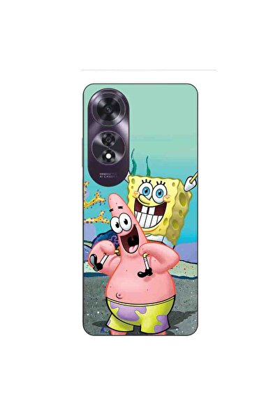 OEM Husa compatibila cu Oppo A60 4G Silicon Gel Tpu Model Spongebob