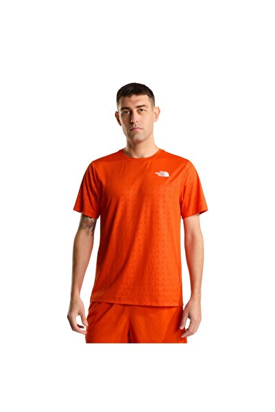 THE NORTH FACE Tricou pentru bărbați, roșu, M 24/7 Pentadome Embossed Reg Ss Tee