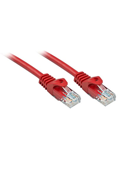 LİNDY Cablu patch Cat6 U/UTP Basic roșu 5.00m