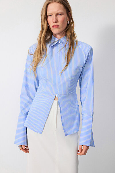 VATKALI Zippered Waist-Fitted Shirt - Premium Edition