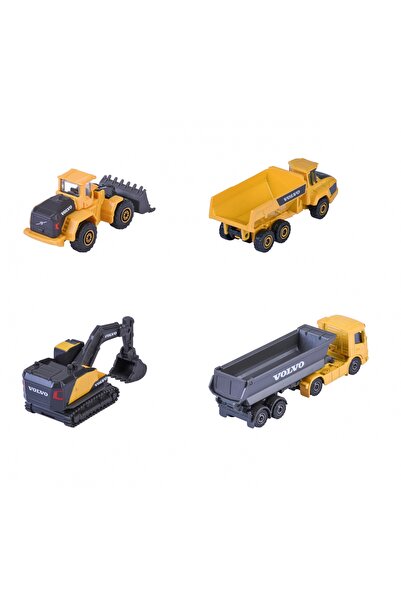 Simba Majorette Volvo vehicule de construcție 4-pak