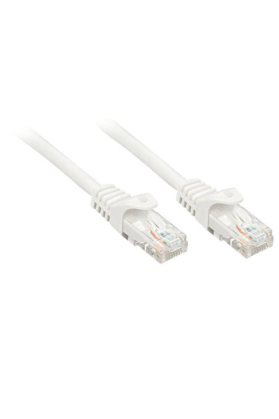 LİNDY Cablu patch Cat6 U/UTP Basic alb 5.00m