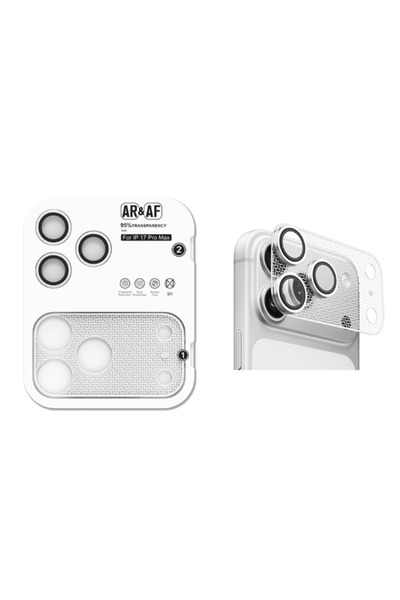 Powerfox iPhone 17 Pro Max Compatible Camera Protector with Ar and Af Feature...