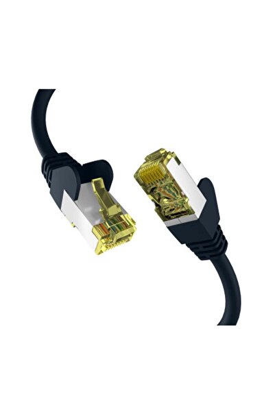 EFB CAT6a Negru 50m Cablu patch S/FTP PIMF