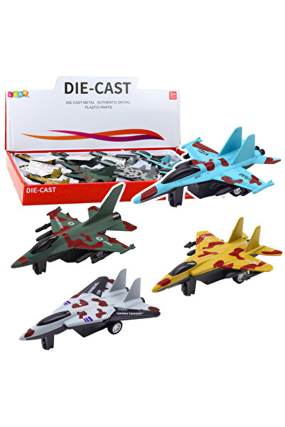LeanToys Myśliwiec Wojskowy Z Napędem 11cm Mix