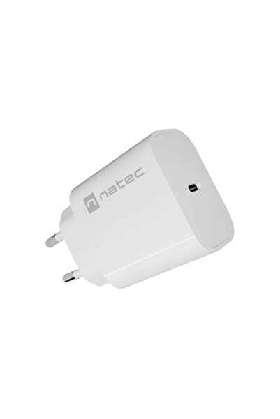 Natec ÎNCĂRCĂTOR DE REȚEA RIBERA 1X USB-C 20W ALB