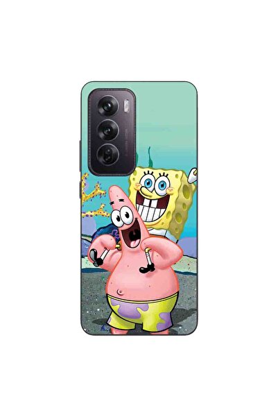 OEM Husa compatibila cu Oppo Reno12 Pro Silicon Gel Tpu Model Spongebob
