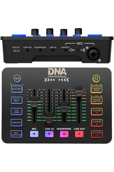 DNA SC ONE mixer audio analogic cu 2 canale USB-C