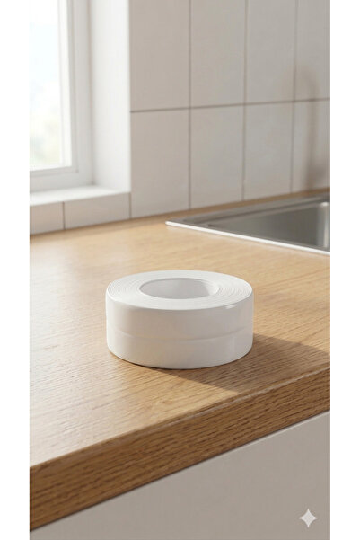 Su Geçirmez Kendinden Yapışkanlı Kenar Bandı Mutfak Banyo Lavabo Küvet Sızdırmaz Bant