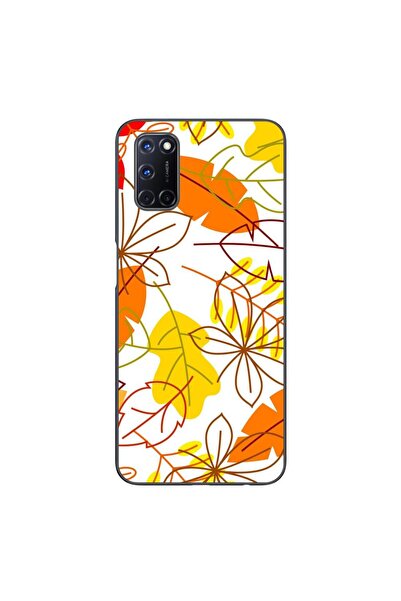OEM Husa compatibila cu Oppo A72 Silicon Gel Tpu Model Autumn Vivid Leaves