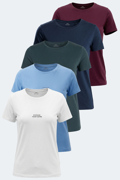 Slazenger Set de 5 tricouri pentru femei PAYTONS