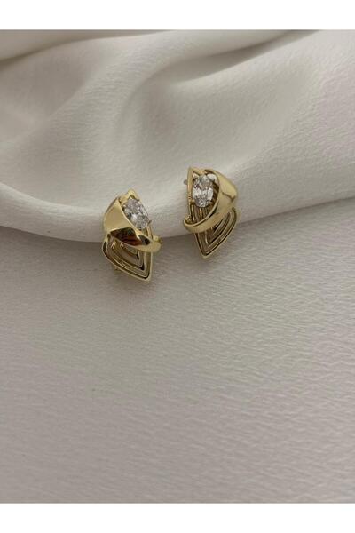 XUPING JEWELRY أقراط من الفولاذ موديل Xuping مرصعة بحجر الزركون