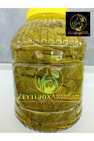 ZeytunixAkhisar Doğal Salamura Manisa Sultaniye Asma Uç Yaprağı (5 lt. Pet Ka...