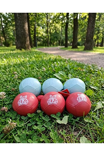özgün anka Deri Bocce Top Seti – 6’lı Renkli Profesyonel Bocce Oyunu