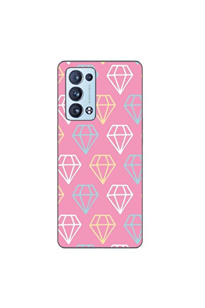 OEM Husa compatibila cu Oppo Reno6 Pro 5G Silicon Gel Tpu Model Diamond Patte...