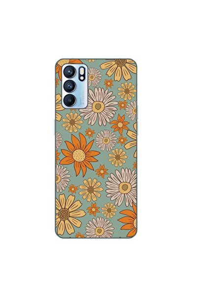 OEM Husa compatibila cu Oppo Reno6 5G Silicon Gel Tpu Model Vintage Meadow
