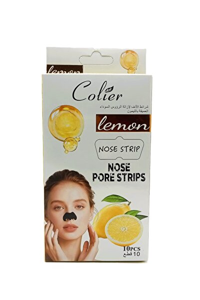 colier شرائط تنظيف مسام الأنف بالليمون - 10 قطع