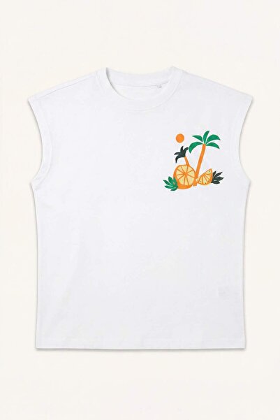 DeFacto Crew Neck Palm Patterned Undershirt for Baby Boy H5109A526Hs