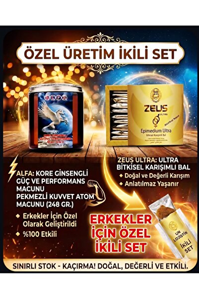 ZEUS Yeni Üretim Ballı ve Pekmezli Güç Kuvvet Atom Macunu