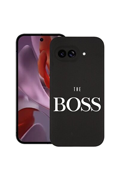 bestcase Калъф за Google Pixel 9a, The Boss, Тънък силиконов 0.8ММ, Удароусто...