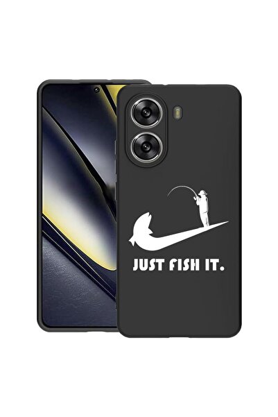 bestcase Husă pentru Poco X7 Pro 5G, Just Fish It, Silicon subțire de 0.8MM, ...
