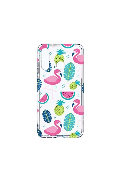bestcase Διαφανής Θήκη Σιλικόνης 2MM, Συμβατή με Huawei P30 Lite, Φλαμίνγκο, ...