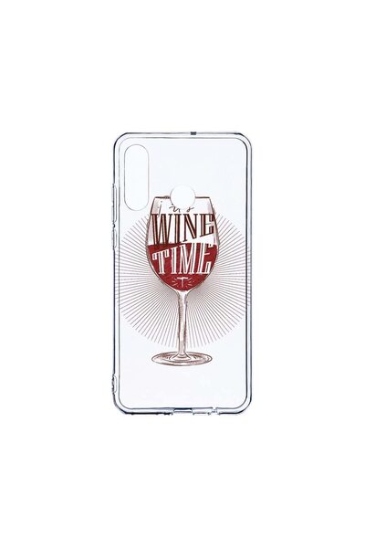 bestcase Прозрачен силиконов калъф 2ММ, съвместим с Huawei P30 Lite, Wine Tim...