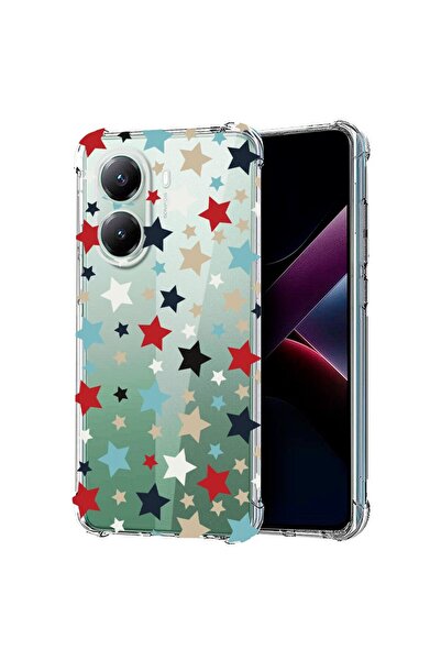 bestcase ¬Æ Husa compatibila Poco X7 Pro 5G, Anti Shock 1.5MM, Stars, Protect...