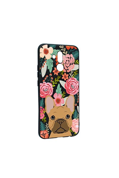 bestcase Θήκη Huawei Mate 20 Lite, Σχέδιο σκύλου και λουλουδιών, Ανθεκτική στ...