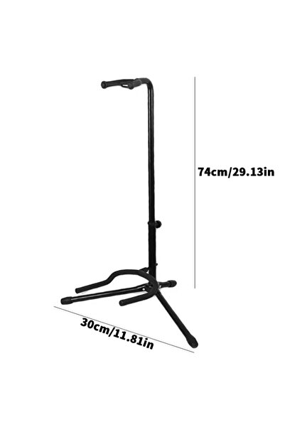 Choice A-Black Folding Adjustable Instrument Stand Guitar Rack Instrument Dis...