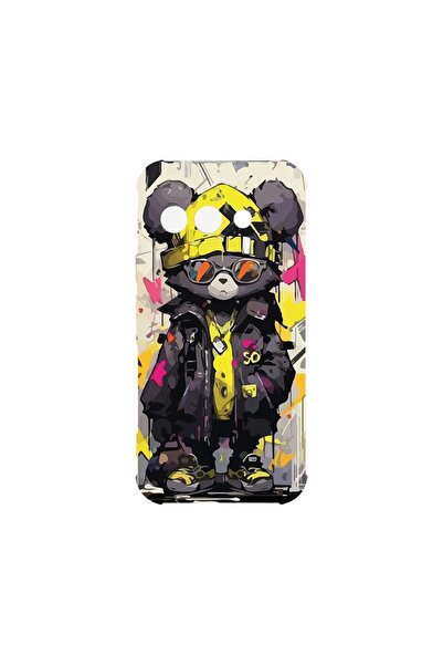 bestcase Калъф за Google Pixel 9a, BestCase® Anti Shock 1.5MM, Теди мече в па...