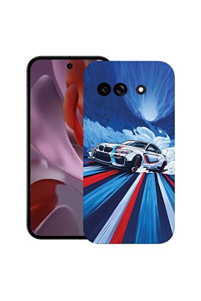 bestcase ¬Æ Husa pentru Google Pixel 9a, BMW 3 E46, Slim Silicon 0.8MM, Antis...