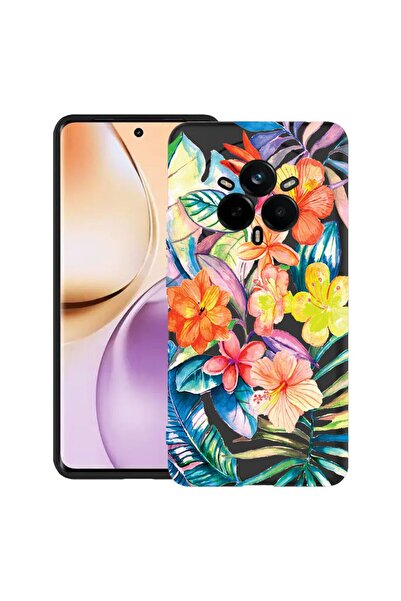 bestcase Husă pentru Realme 14 Pro 5G, Flori Topice, Silicon Subțire 0.8MM, A...