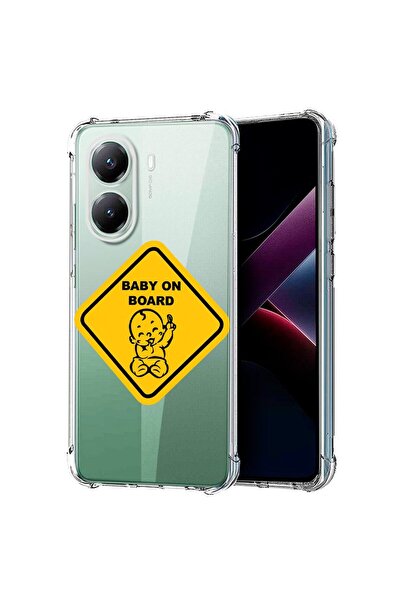 bestcase ¬Æ Husa compatibila Poco X7 Pro 5G, Anti Shock 1.5MM, Baby On Board,...