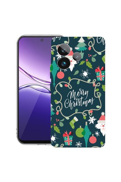 bestcase ¬Æ Husa pentru Realme GT 7 Pro cu Design Merry Christmas, Clear Slim...