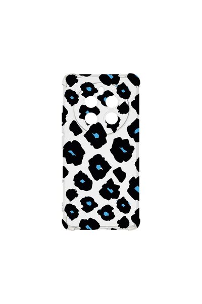 bestcase ¬Æ Husa Anti Shock 1.5MM, Compatibila Cu Realme 12 Pro, Blue Leopard...