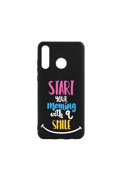 bestcase Husa Silicon Compatibila Cu Huawei P30 Lite, Smile At Morning, rezis...