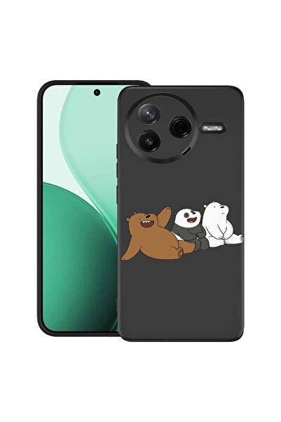 bestcase ¬Æ Husa TPU Ultra Slim Compatibil cu Poco F7 Pro, cu Design Bears, 3...