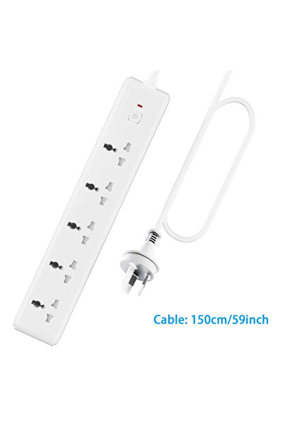 Choice1 AU 5 AC 1pc white AU Wall mounted power socket extension with USB PD ...