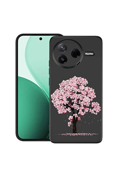 bestcase Υπέρλεπτη Θήκη TPU Συμβατή με Poco F7 Pro, με Σχέδιο Ανθισμένων Δεντ...