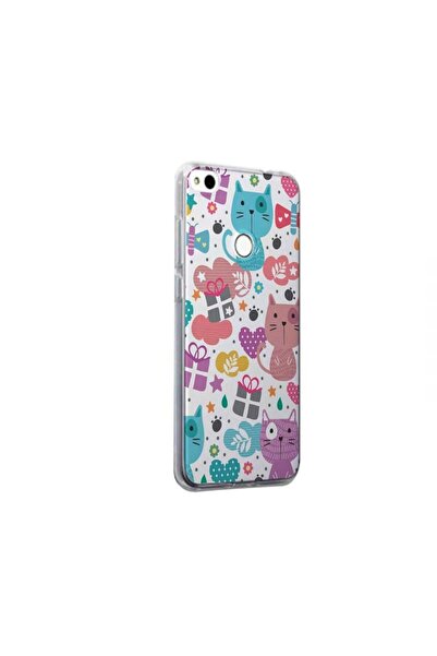 bestcase Husa Silicon, Transparentă, Subțire, Pisică Drăguță, HTC Desire 12 Plus