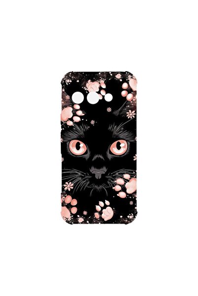 bestcase Противоударен калъф, съвместим с Google Pixel 9a, Black Cat, 1925008...