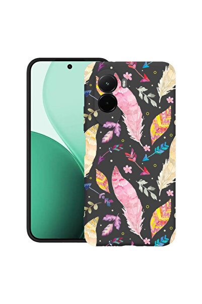 bestcase Υπέρλεπτη Θήκη TPU Συμβατή με Poco M7, με Σχέδιο Χρωματιστών Φτερών,...
