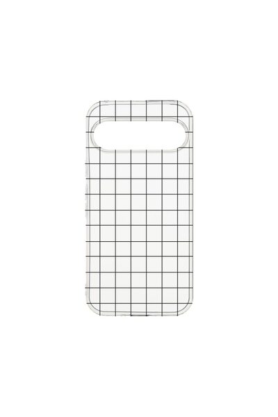 bestcase ¬Æ Husa Clear Silicon 2MM, Compatibila Cu Google Pixel 9 Pro, Grid, ...