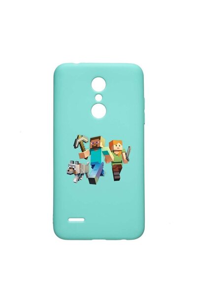 bestcase Husa LG K11 / K11 Plus / K10 2018, Minecraft, rezistenta la uzura, a...