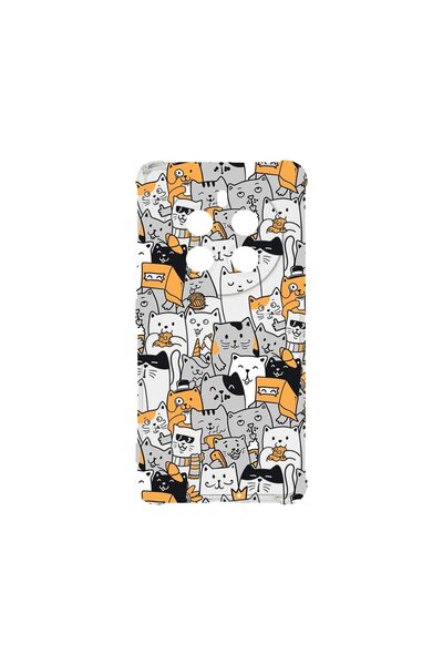 bestcase Αντικραδασμική Θήκη 1.5MM, Συμβατή με Realme 12 Pro, Σχέδιο Γάτας, Α...