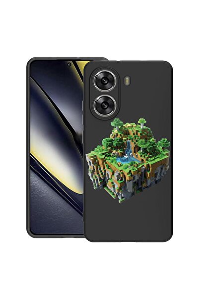 bestcase ¬Æ Husa pentru Poco X7 Pro 5G, Minecarft World, Slim Silicon 0.8MM, ...