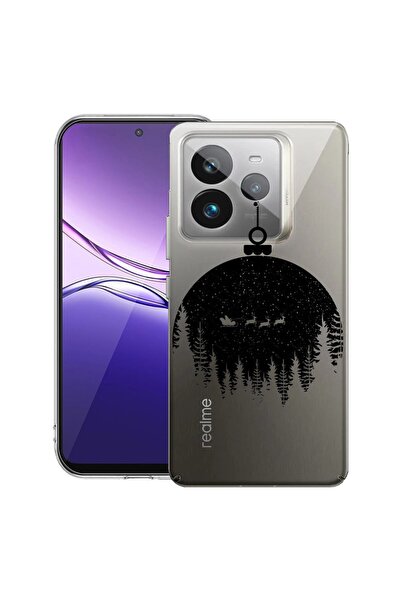 bestcase ¬Æ Case for Realme GT 7 Pro with Xmas Globe Design, Clear Slim Silic...