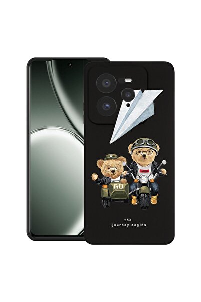 bestcase ¬Æ Husa pentru Realme GT 7 Pro cu Design Teddy On The Road, TPU Mat ...